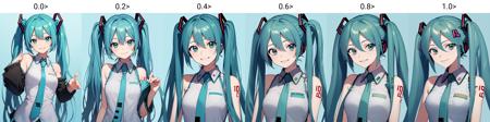 xyz_grid-0014-496127017-simple background, aqua background, upper body, solo, 1girl, hatsune miku, smile, looking at viewer, twintails, sleeveless shirt.jpg